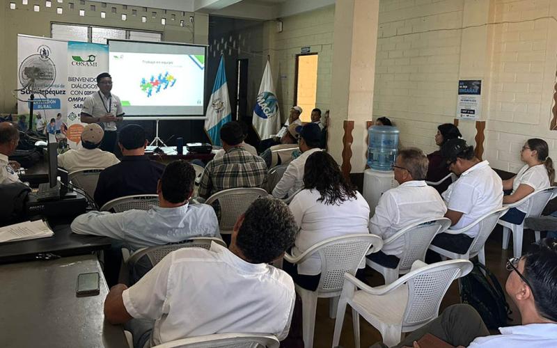 Fortalecen trabajo en equipo del sector agropecuario en Suchitepéquez