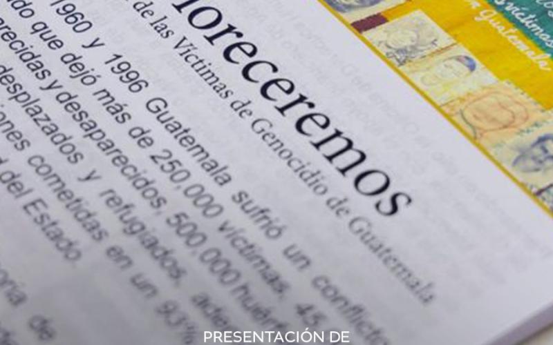 La obra “Floreceremos: memorial de las víctimas del genocidio en Guatemala”