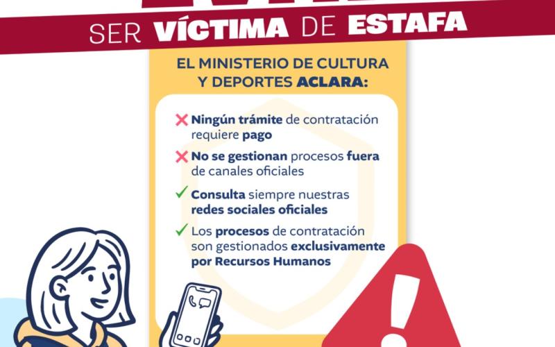 Evita ser víctima de estafa