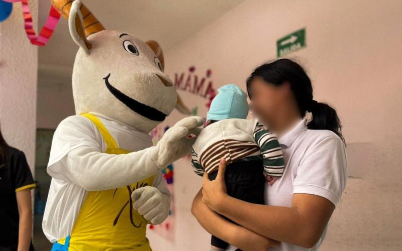 Celebramos con mucho amor a las niñas y adolescentes madres en Hogar de Quetzaltenango 