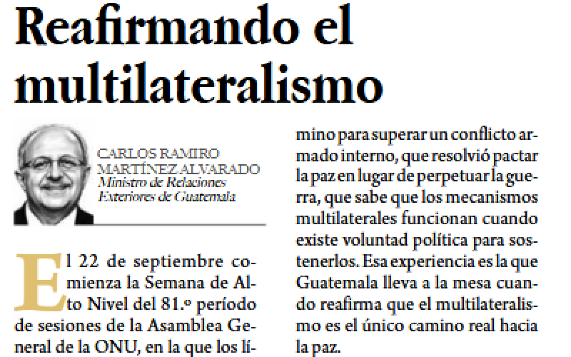 nota de prensa