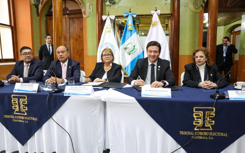 IGM y TSE firman Convenio