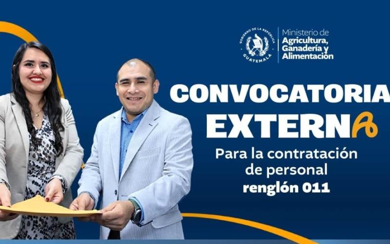 Convocatoria externa para la contratación de personal renglón 011