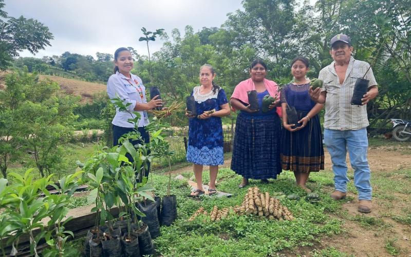 La diversificación de cultivos fortalece la seguridad alimentaria en San Luis, Petén