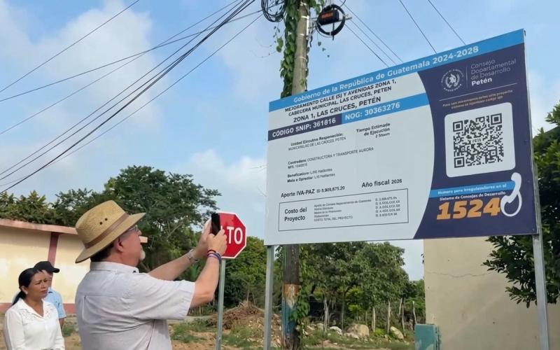 «Código QR visto, QR escaneado. 100% construido 100% pagado»