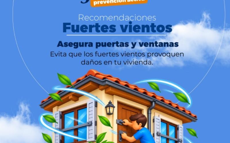fuertes vientos