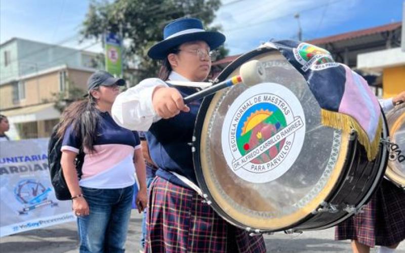 Parque de la Paz zona 21 celebró el Primer Festival de Bandas Comunitarias de Música
