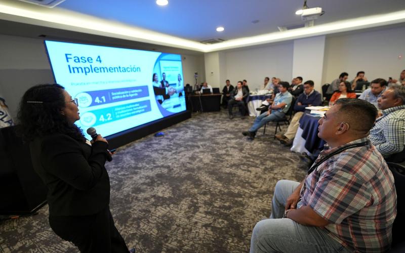 El taller contó con la participación de especialistas de preinversión e inversión de los departamentos. 