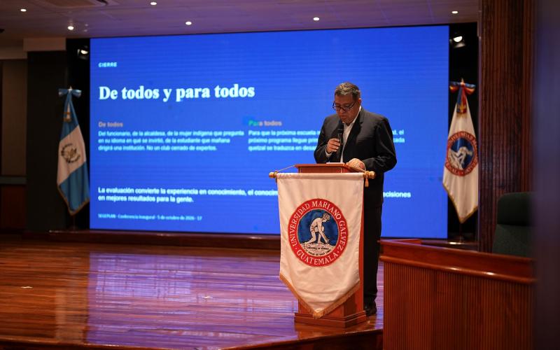 El acto inaugural del Congreso se llevó a cabo en la sede central de la Universidad Mariano Gálvez.