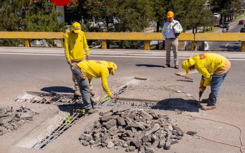 Covial continúa trabajos de mitigación en el puente Periférico–Aguilar Batres