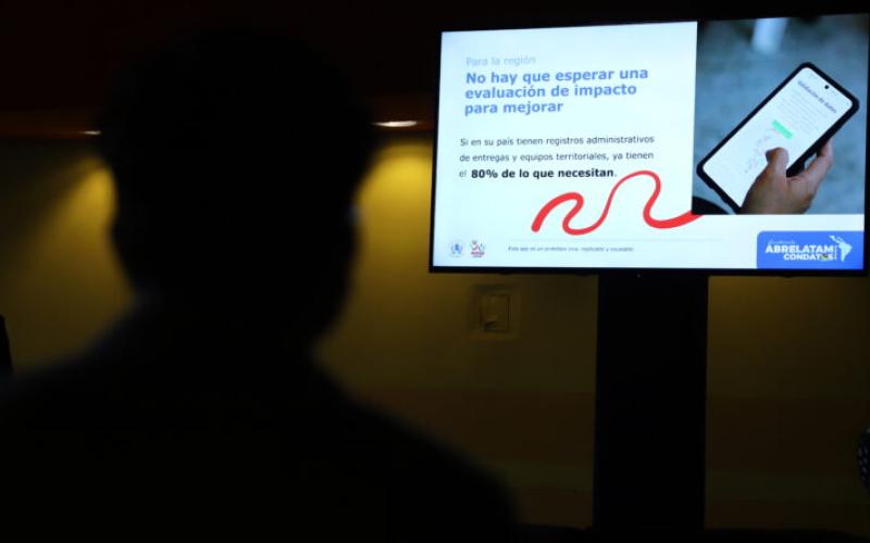 SESAN y MIDES presentan aplicación móvil para verificar las intervenciones de Mano a Mano en los hogares