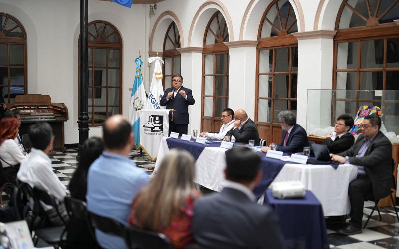 La bienvenida a la misión técnica del Banco Mundial se realizó en el Museo Nacional de Historia. 
