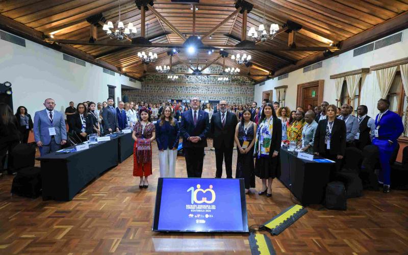 Guatemala reúne a países de la región para la 100.ª Reunión Ordinaria del IIN-OEA