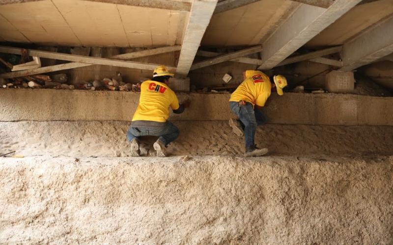 Puente Villa Hermosa: inicia evaluación en campo para determinar próximas acciones