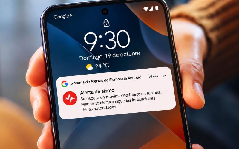 App terremoto Google