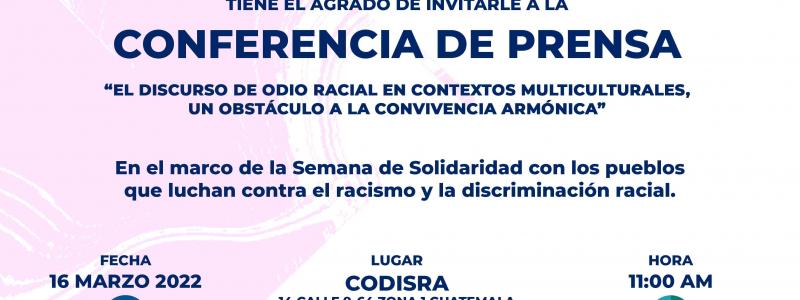 CONFERENCIA DE PRENSA 