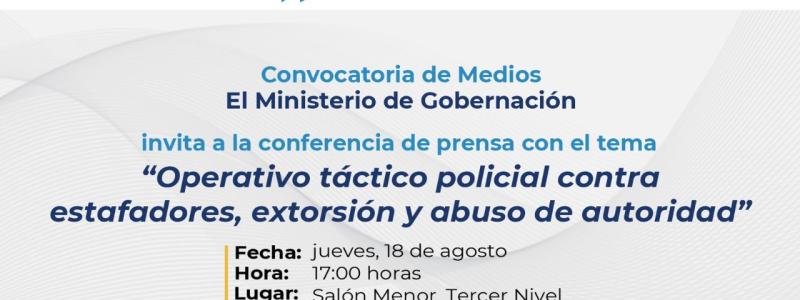 Convocatoria de medios 
