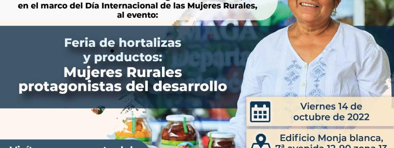 Acompañanos a conocer el trabajo de las mujeres rurales que atiende el MAGA.
