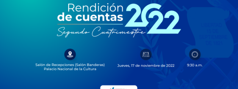 Presentación Redición de Cuentas Segundo Cuatrimestre 2022
