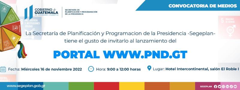 Lanzamiento portal PND