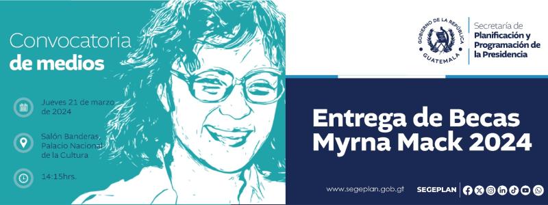 Entrega de Becas Myrna Mack 2024