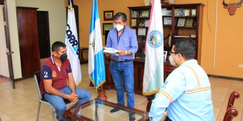Preparativos para abrir la Oficina de Correos en Ipala, Chiquimula