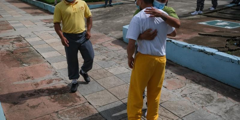 Los internos de Casa Intermedia dieron una cálida bienvenida