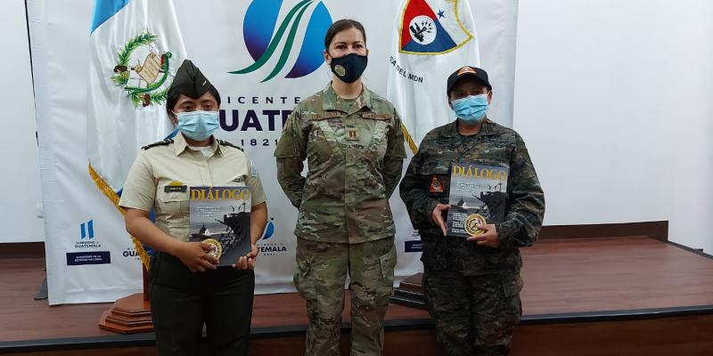 Resaltan labor de mujeres que integran las Fuerzas Armadas guatemaltecas