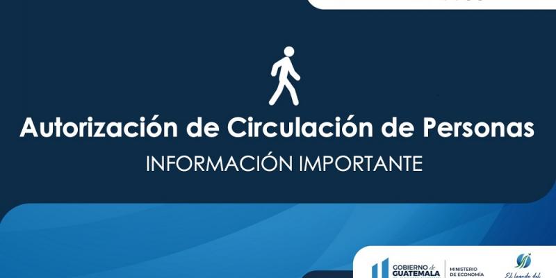 El Ministerio de Economía sigue informando sobre proceso para obtener salvoconductos.