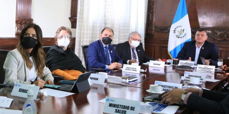 Secretaria Presidencial de la Mujer, Ana Leticia Aguilar Theissen en Reunión Ordinaria de Gabinete Específico de Desarrollo Económico 