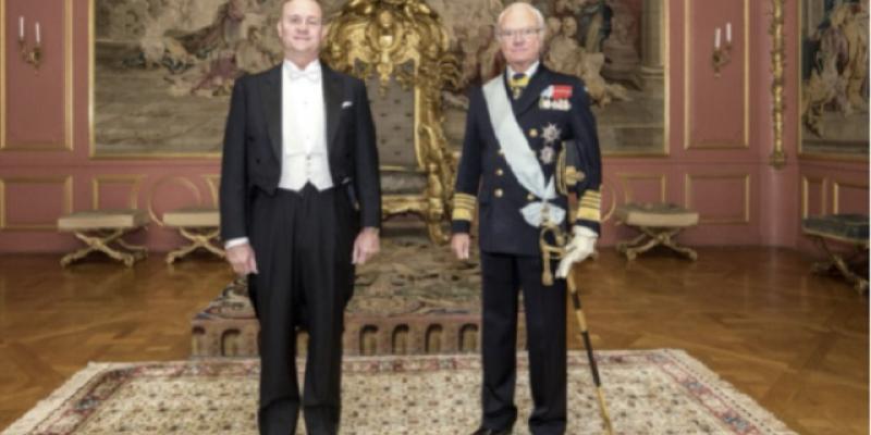 Reunión con rey de Suecia