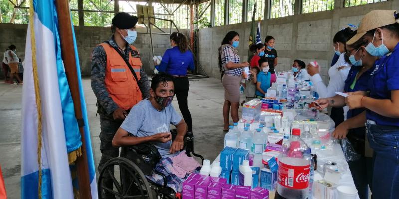 Brigada de Paracaidistas del Ejército de Guatemala apoyó jornada médica en Iztapa, Escuintla
