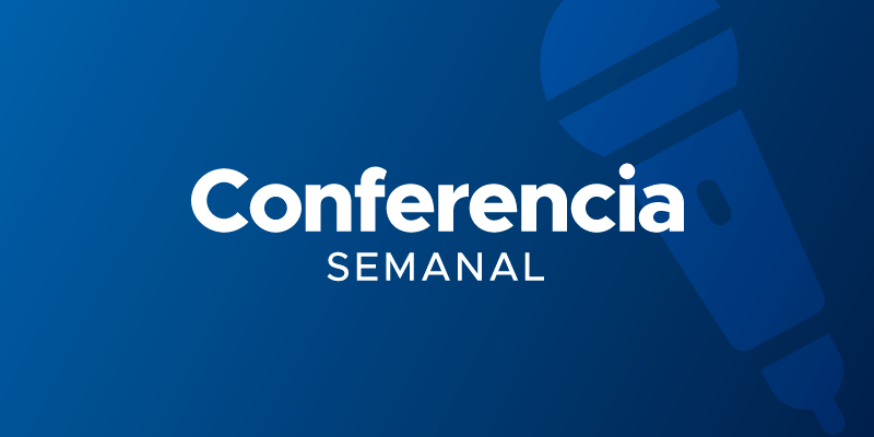 conferencia de prensa semanal