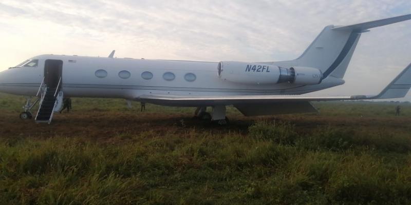 Aeronave decomisada