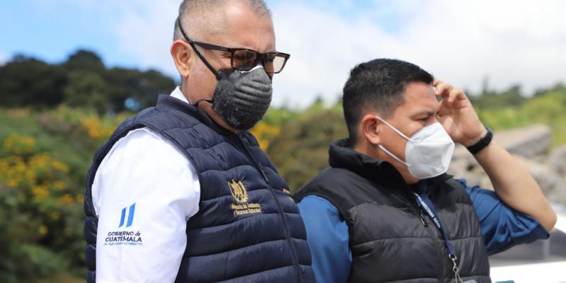 Viceministro Angel Lavarreda visita Santa María de Jesús, Sacatepéquez