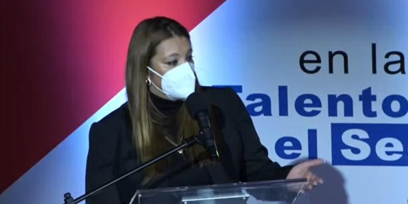 Directora de la Onsec durante su intervención en el Congreso Internacional
