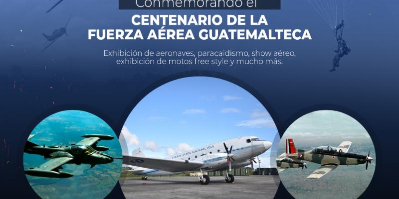 La Fuerza Aérea Guatemalteca, celebrará este domingo 5 de diciembre un show aéreo