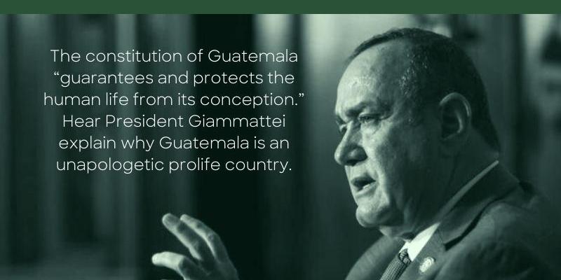 Presidente Alejandro Giammatei