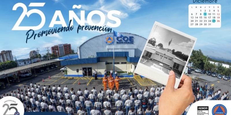 “25 Años Promoviendo Prevención”, campaña lanzada por la CONRED.