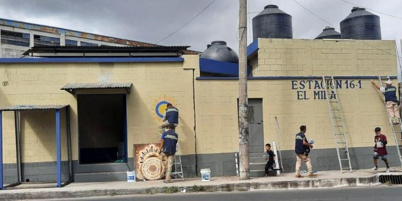 Continúa remozamiento y mantenimiento de sedes policiales