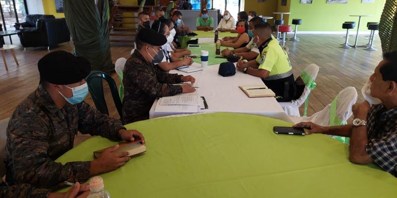 Instalación de un Puesto de Comando, Coordinación y Control Interinstitucional en la Brigada de Paracaidistas