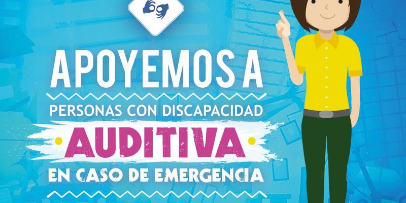 El CONADI y la SE-CONRED emiten recomendaciones para apoyar a personas con discapacidad.