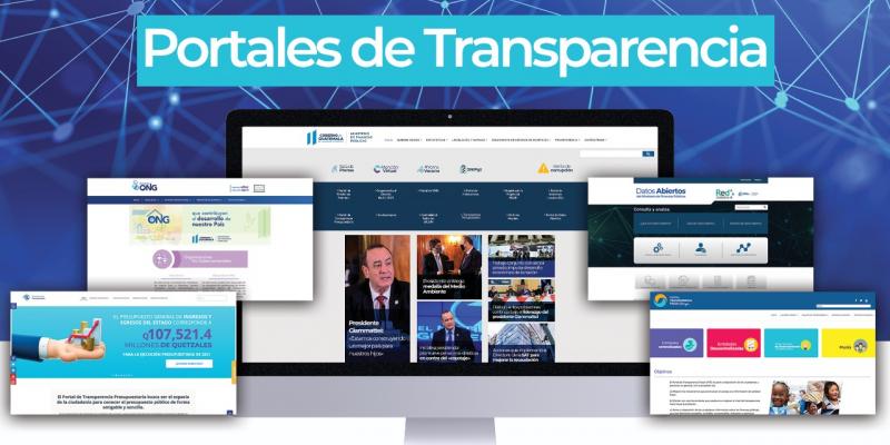 El MINFIN ha puesto a disposición de la ciudadanía una serie de portales de transparencia