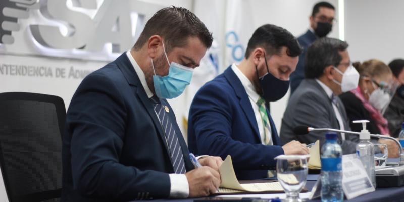  Firma Convenio de Cooperación Interinstitucional para fortalecer la lucha contra la Defraudación y el Contrabando Aduanero.