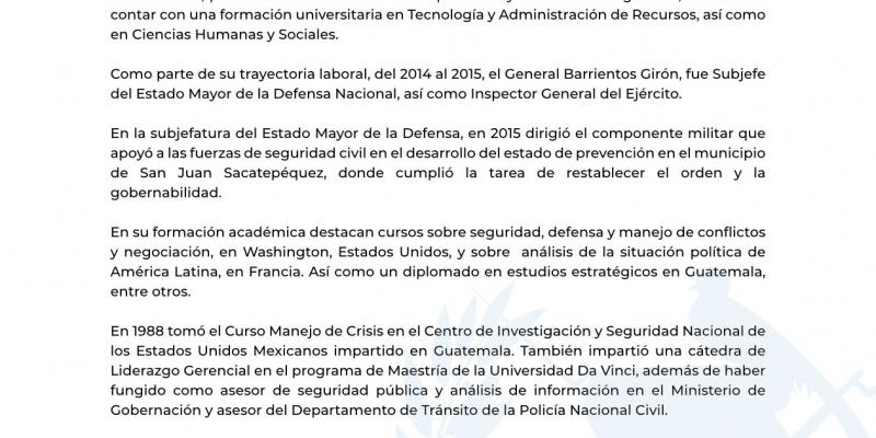 MINISTRO DE GOBERNACIÓN