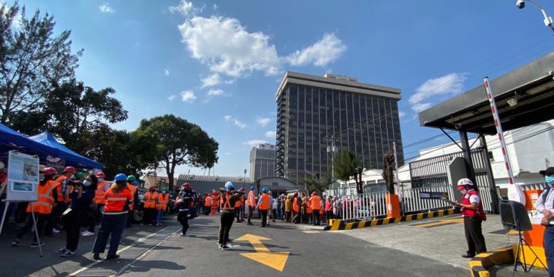 Simulacro, Ministerio de Finanzas Públicas 