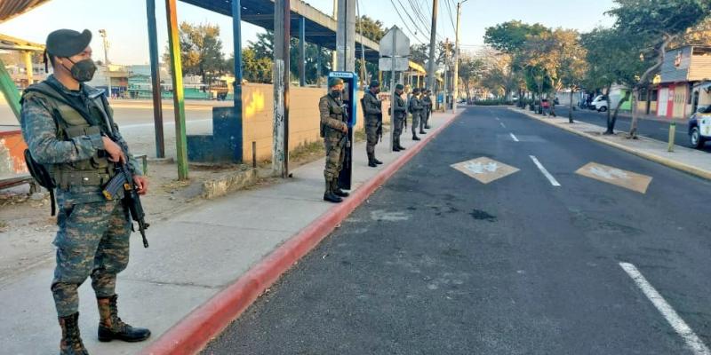 Ejército de Guatemala ha apoyado en más de 14 mil acciones de seguridad en la zona 18 capitalina y San Pedro Ayampuc