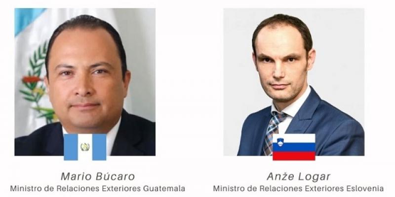 Cancilleres de Guatemala y Eslovenia abordan temas de agenda bilateral y multilateral