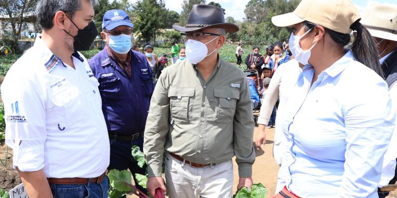 MAGA impulsa huertos comunitarios en Chimaltenango