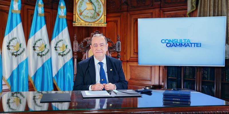 Presidente Alejandro Giammattei 